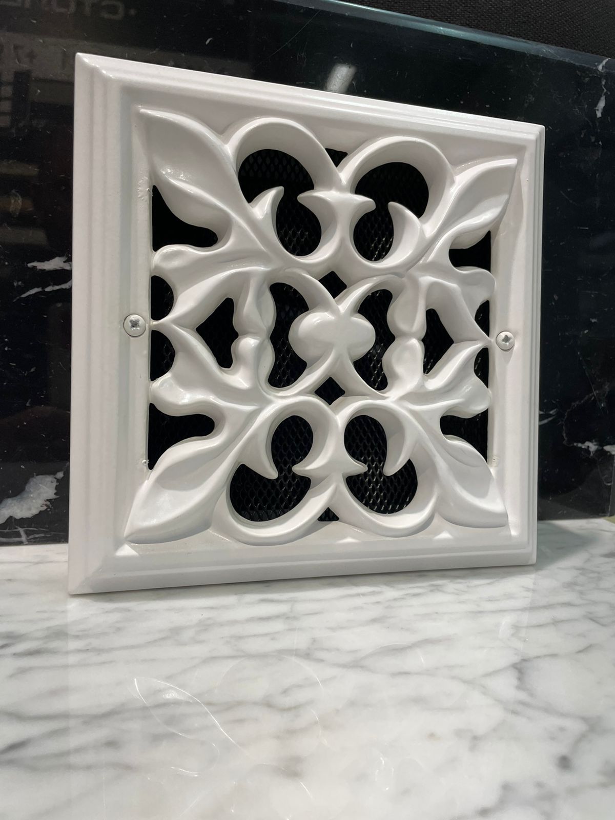 Каминная решетка КРГ 8 белая