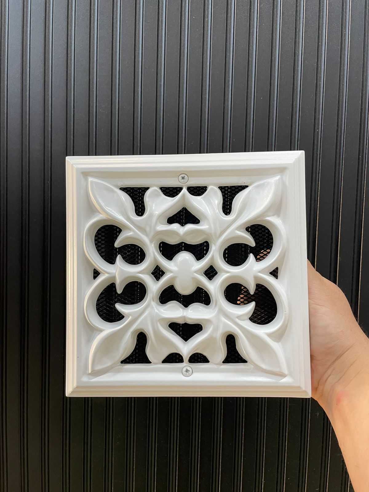 Каминная решетка КРГ 8 белая