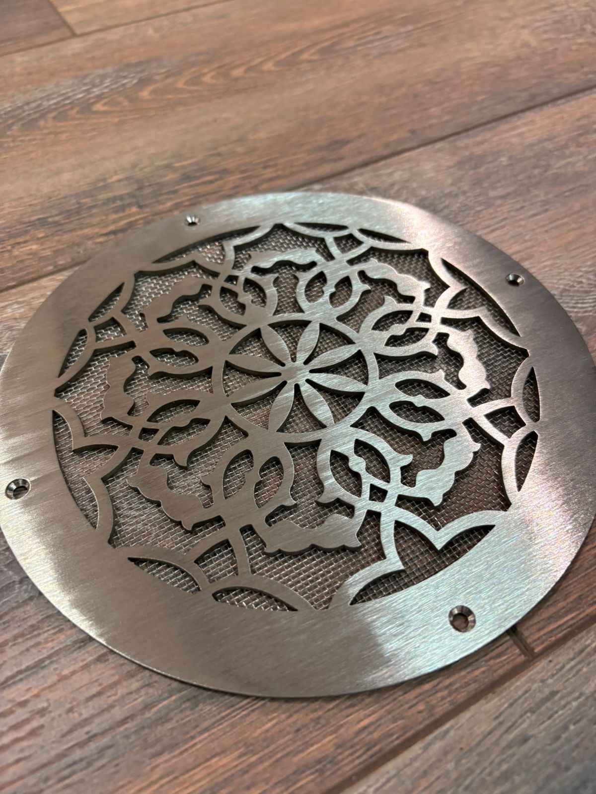 Круглая вентиляционная решетка из нержавеющей стали NR 09 D190