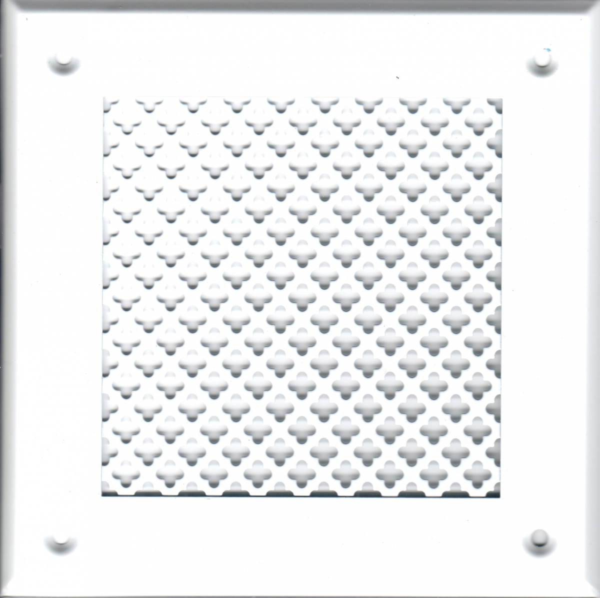 Решётка 150 150 белая, мелкий цветок