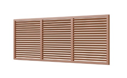 Решетка радиаторная ERA 1500х600мм вишня П1560Р вишня (5 штук)