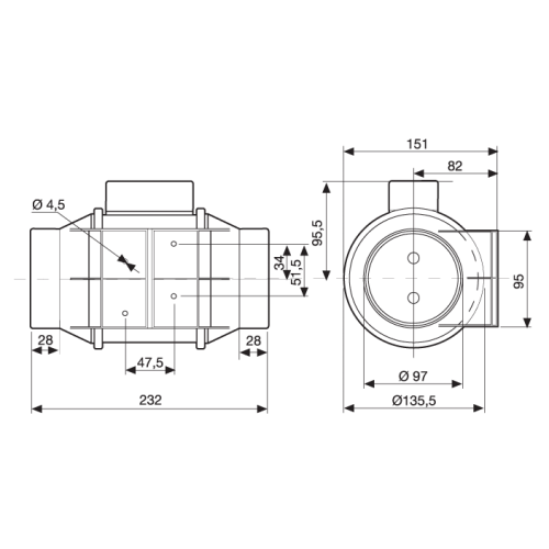 Вентилятор Soler Palau TD-160/100 N Silent