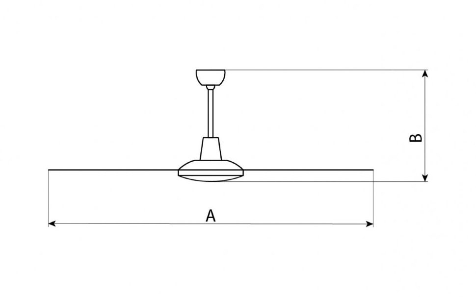 Вентилятор потолочный Vortice Nordik HVLS Super Blade 700/280 Италия