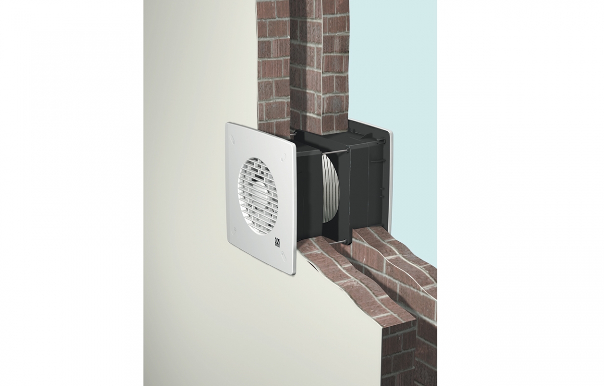 Вентилятор реверсивный Vortice Vario 300/12 ARI с автоматическими жалюзи