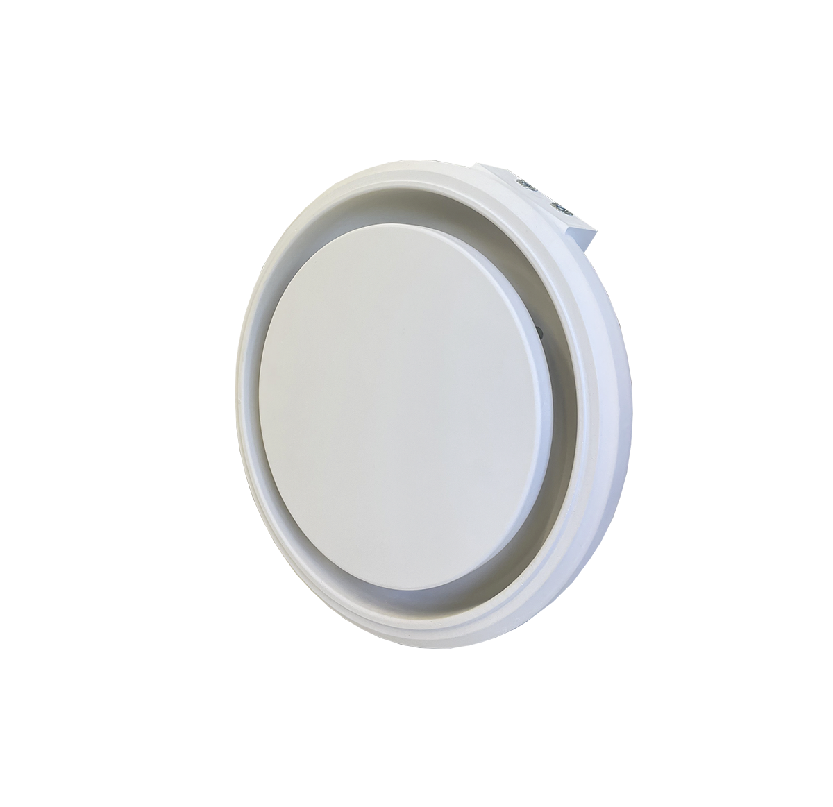 Диффузор под покраску скрытого монтажа SECRET RING 125/150 с приточно-вытяжным вентилятором