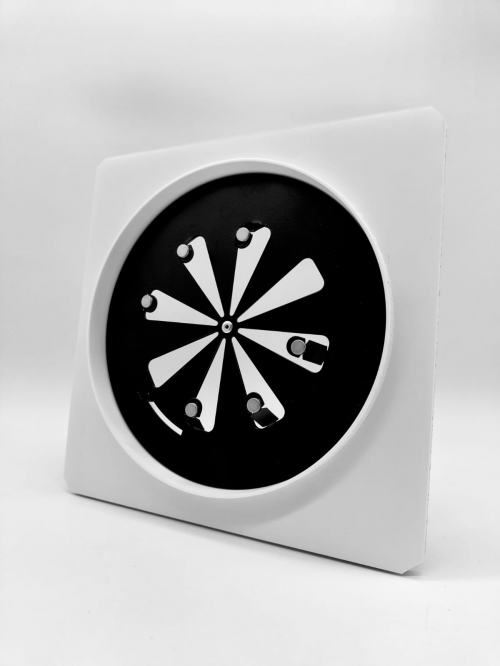 Теневой магнитный диффузор для потолков из гипсокартона 160 мм