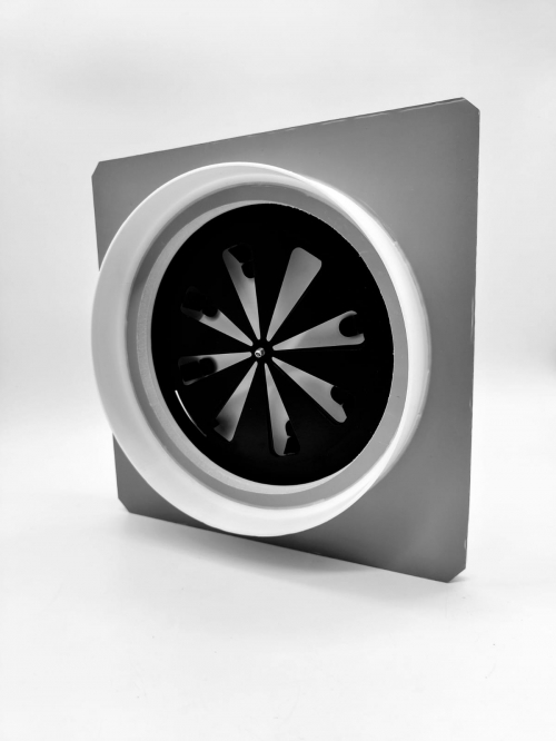 Теневой магнитный диффузор для потолков из гипсокартона 160 мм