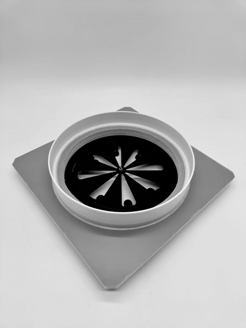 Теневой магнитный диффузор для потолков из гипсокартона 160 мм