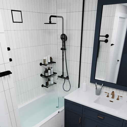 Теневой магнитный диффузор квадратный под плитку 175х175/125 мм