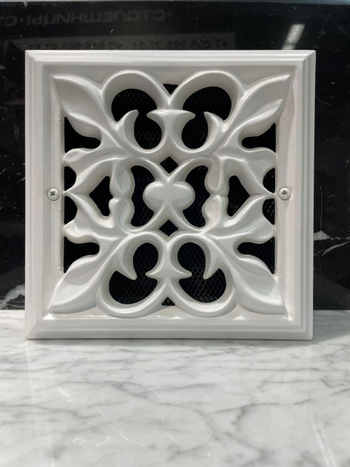 Каминная решетка КРГ 8 белая