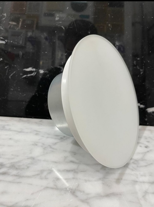 Анемостат со стеклянной внешней частью FOZA D 125 мм. RAL 9003