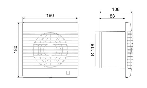 Накладной вентилятор Soler & Palau Decor 200C