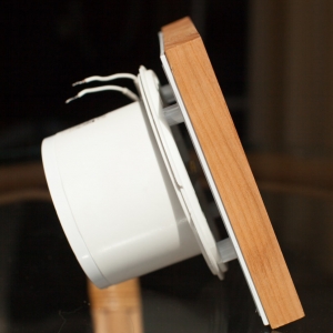 Вентилятор накладной сверхтонкий MMotors JSC MMP-09 100/90 куб/ч Дерево/Вишня натуральная