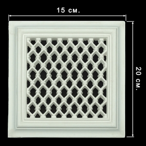 Решётка вентиляционная из гипса РГК 150