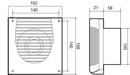 Вентилятор ERA FAVORITE 4C