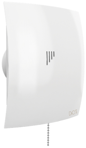 Вентилятор накладной ERA DiCiTi BREEZE 5C-02 с обратным клапаном и шнуровым тяговым выключателем d123
