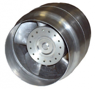 Вентилятор канальный термостойкий ВОК 135/120 Т ОК (+150 С) (для камина, саун и бань, хамам)